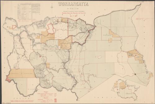 Wonnangatta [cartographic material] : showing areas now available for selection, May 1st 1893 / lithographed at the Department of Lands and Survey, Melbourne