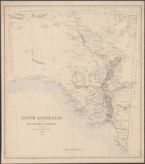 South Australia, exclusive of Northern Territory, 1894 [cartographic material] / compiled in the Surveyor General's Office, Adelaide