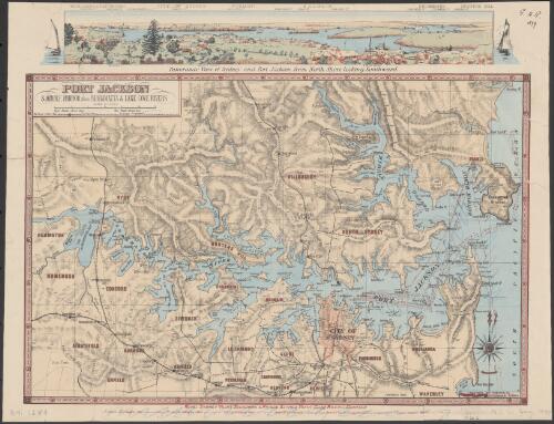 Port Jackson & Middle Harbor also Parramatta & Lane Cove Rivers [cartographic material]