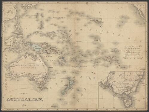 Australien 1851 [cartographic material]