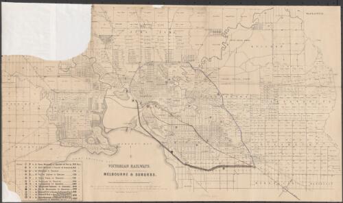 Victorian Railways, Melbourne & suburbs [cartographic material]