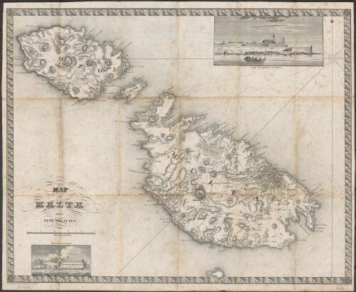 Map of Malta and its dependencies [cartographic material]  / J. Locherer, sculp