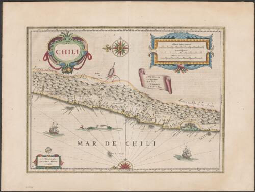 Chili [cartographic material] / Guiljelmus Blaeuw excudit