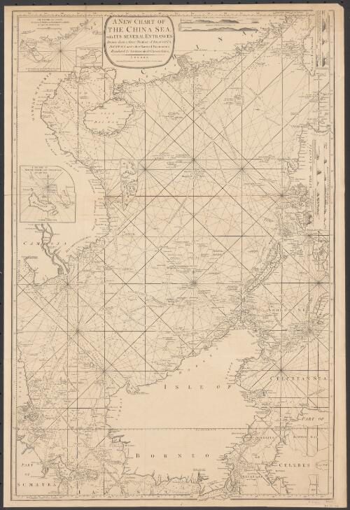 A new chart of the China Sea and its several entrances [cartographic material] / drawn from a great number of draughts, journals, and other nautical documents, regulated by astronomical observations