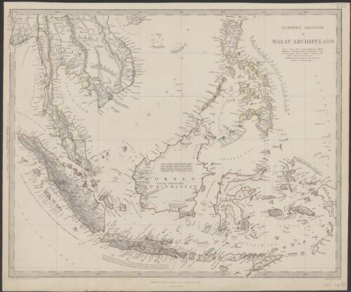 Eastern islands, or, Malay Archipelago [cartographic material] / engraved by J. & C. Walker ; Horsburgh, Raffles, Crawford, Duperrey, Laplace, &cc