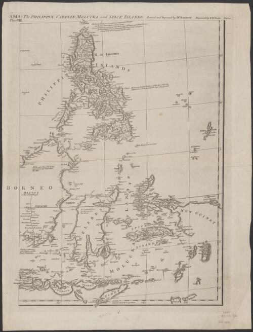 (Asia) the Philippin, Carolin, Molucka, and Spice Islands [cartographic material] / revised and improved by Mr. Bolton ; engraved by R.W. Seale