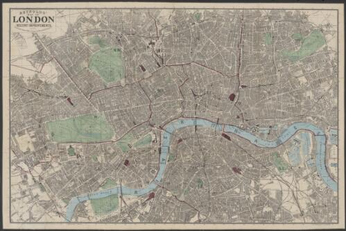 Reynolds' map of London with the recent improvements [cartographic material]