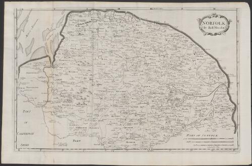 Norfolk [cartographic material] / by Robt. Morden ; John Sturt, sculp