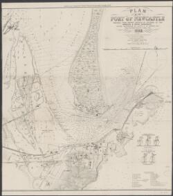 Plan of the Port of Newcastle [cartographic material] : reduced from ...