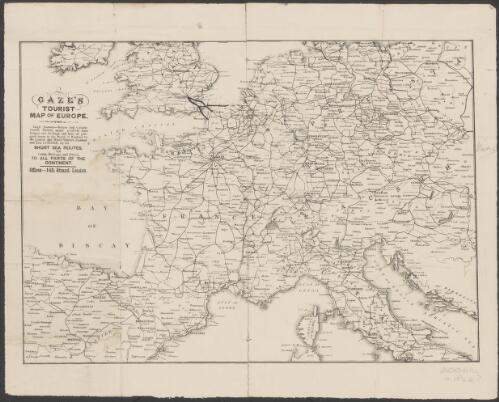 Gaze's tourist map of Europe [cartographic material]