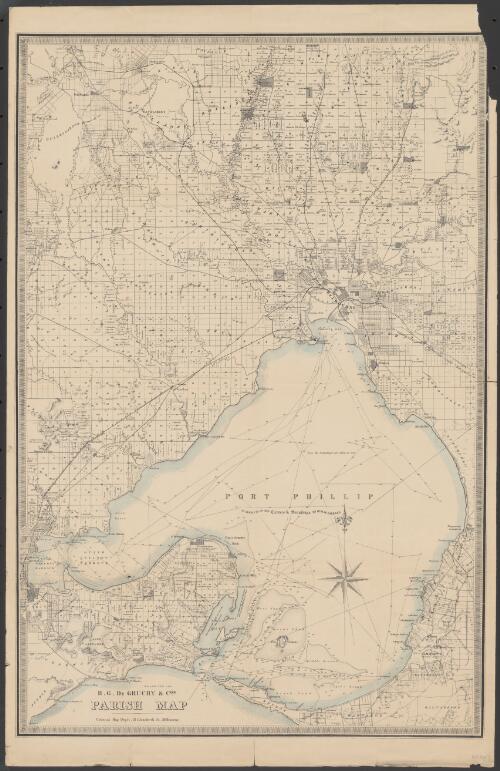 H. G. de Gruchy & Co.'s parish map [cartographic material] : Colonial Map Depôt, 21 Elizabeth St., Melbourne