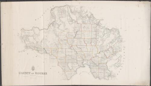 County of Bourke [cartographic material] / compiled by Thomas Bibbs, 1855 ; lithographed by William Collis, 1856