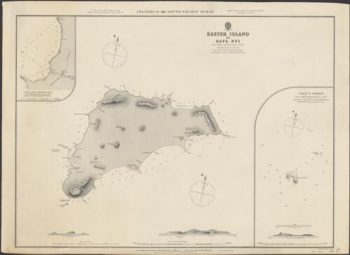 Easter Island, or, Rapa Nui [cartographic material] : from a Chilian Government survey of 1870 with additions from former navigators / engraved by Davies & Company
