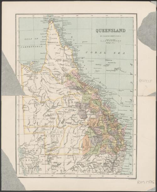 Queensland [cartographic material] / by J. Bartholomew