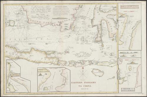 Eastern passages to China [cartographic material] / engraved by John Bateman