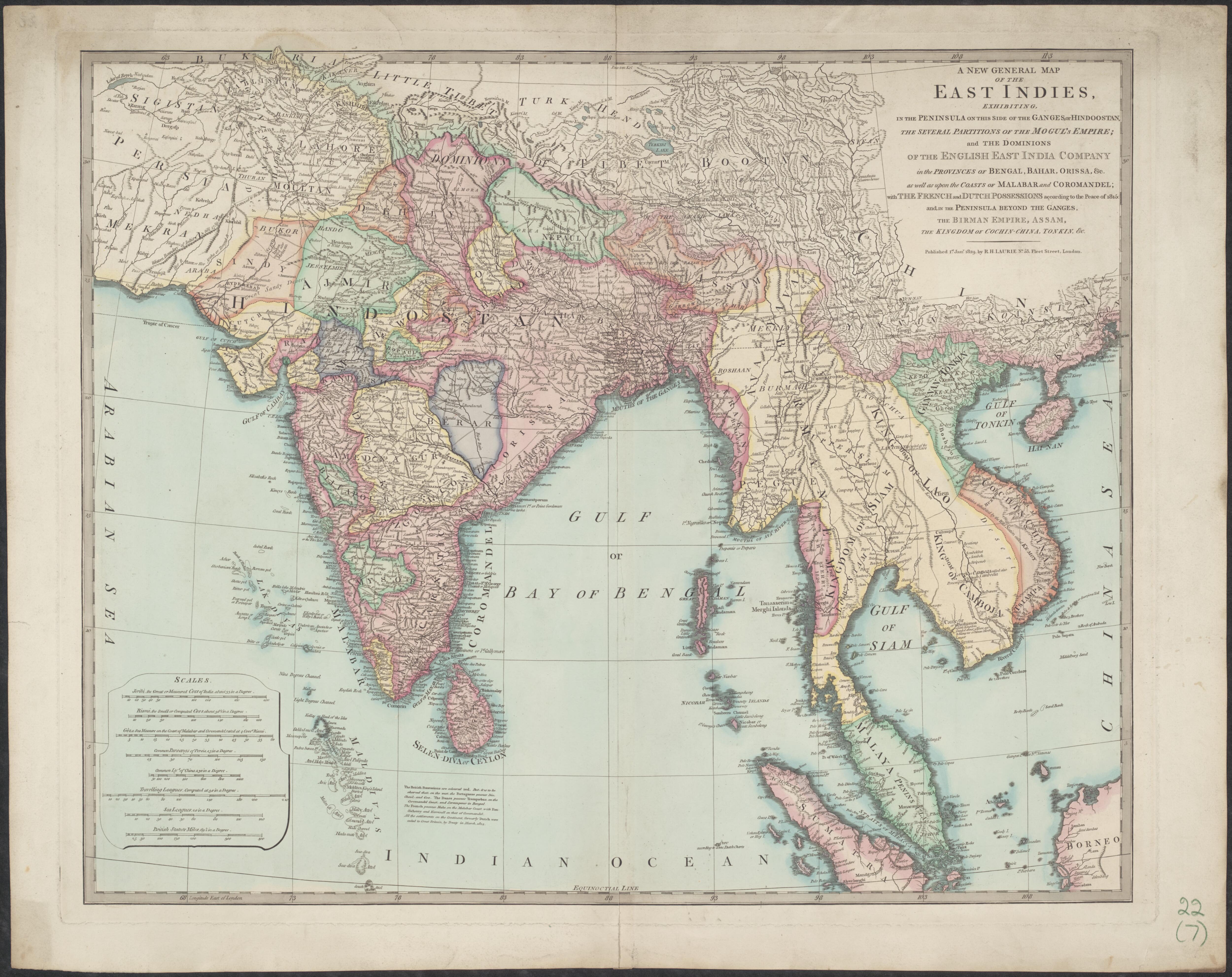 A New General Map Of The East Indies [cartographic Material ...