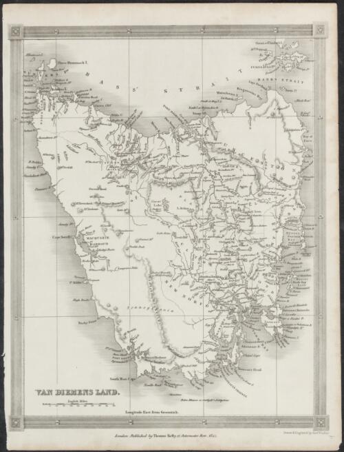 Van Diemens Land [cartographic material] / drawn & engraved by Alexr. Findlay