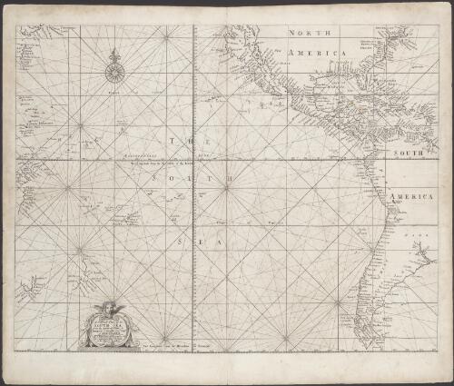 A generall chart of the South Sea from the River of Plate to Dampier's Streights on ye Coast of New Guinea [cartographic material] / J. Thornton Hydrographer