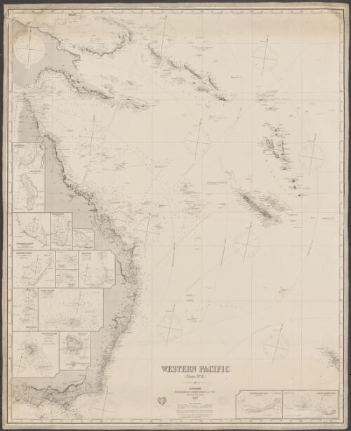 Western Pacific [cartographic material]. Chart no.2 / Compiled by James F. Imray F.R.G.S