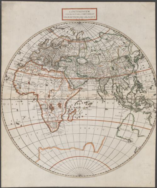 Continentem dudum notam componebat [cartographic material] / Joai Baptista Nicolosius S.T.D