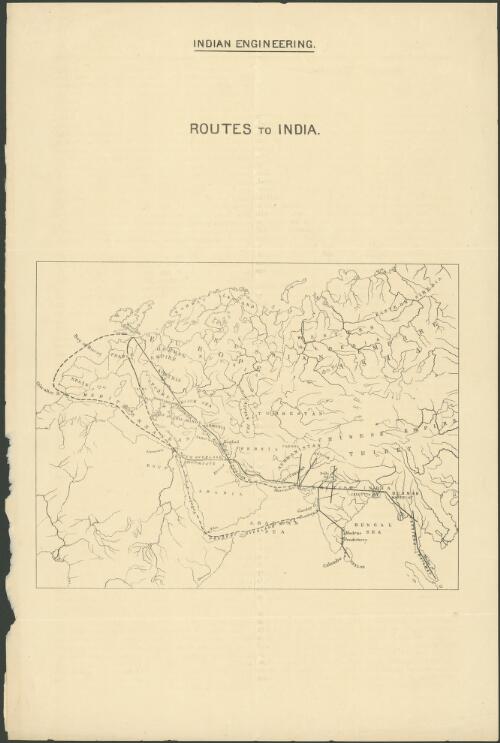 Routes to India [cartographic material]