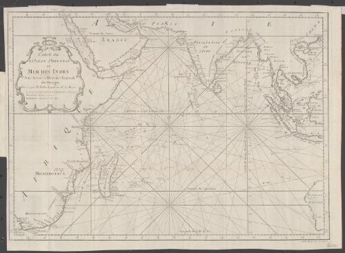 Carte de l'Ocean Oriental ou Mer des Indes [cartographic material] : pour servir a l'histoire generale des voyages / dressee par M. Bellin Ingenieur de la Marine