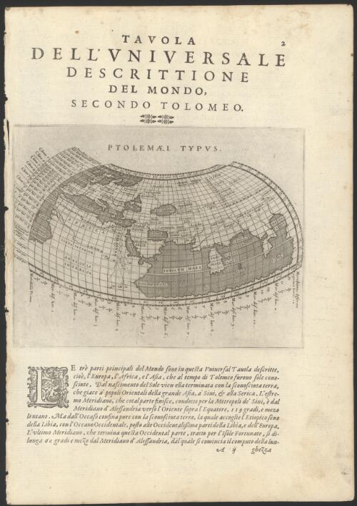 Ptolemaei typus [cartographic material]