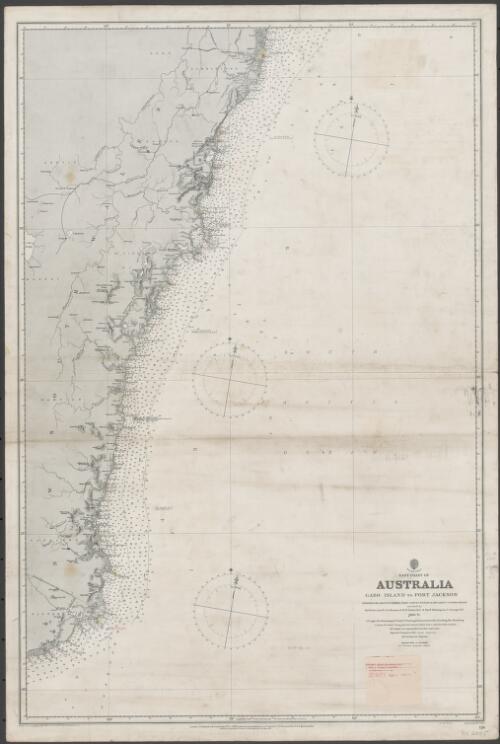 East coast of Australia [cartographic material] : Gabo Island to Port Jackson / surveyed by Captn. F.W. Sidney, Staff Comr., H.J. Stanley & Navg. Lieutt J.T. Gowlland, R.N., assisted by Navg. Sub-Lieutts. J.G. Boulton & W.N. Goalen R.N. & Navg. Midshipman C. George, R.N., 1866-71 ; engraved by Edwd. Weller