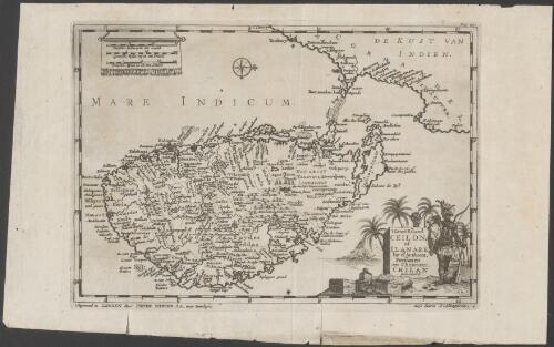 't groot eiland Ceilon of Ilanare [cartographic material] / by d'Arabiers, Persianen en Chineezen, chilan genoemd / Lopo Soares d'Albegeria