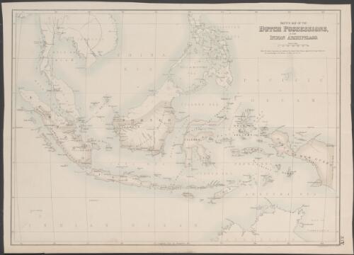 Sketch map of the Dutch possessions in the Indian Archipelago [cartographic material]  / by J. Bartholomew, F.R.C.S. Edinr