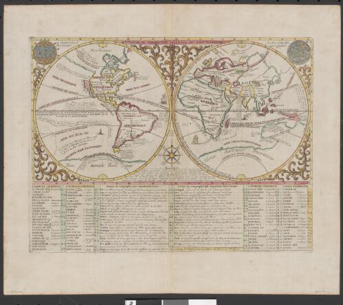 Mappemonde ou description generale du globe terrestre [cartographic material]