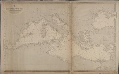 Mediterranean Sea [cartographic material] / compiled from the most recent survey, 1881 ; engraved by Edwd. Weller