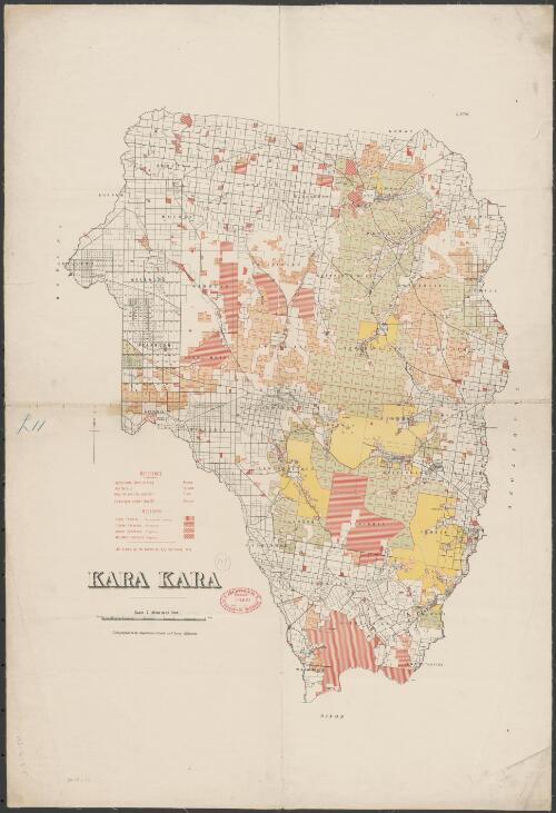 Kara Kara [cartographic material] / lithographed at the Department of Lands and Survey