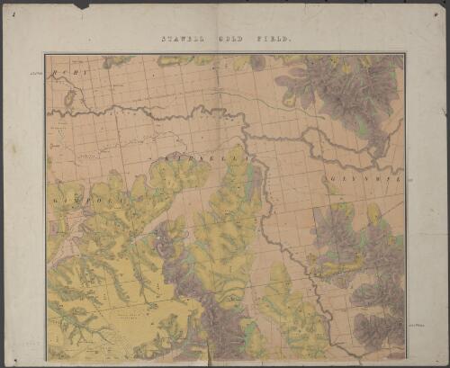 Stawell gold field [cartographic material]/ geologically and topographically surveyed by Norman Taylor under the direction of the Secretary for Mines the Honourable W. Collard Smith Minister of Mines