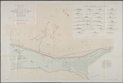 Egyptian campaign, 1882. Map no. 5, Map of the country adjacent to Kass assin and Tel el-Kebir [cartographic material] : to illustrate actions on 9th & 13th Sept. / Surveyed by Lieut. Col. J.C. Ardagh & Lieut. J.S. Ewart