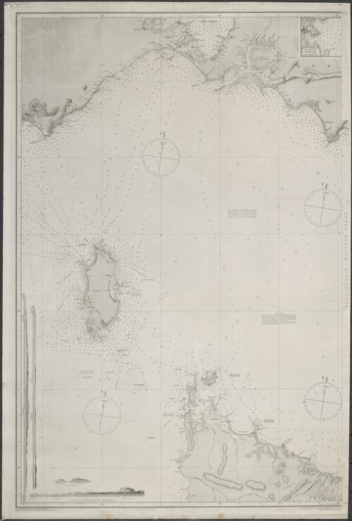 Bass Strait - western sheet [cartographic material] / drawn for engraving by E.J. Powell of the Hydrographic Office