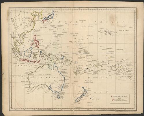 Australasia and Polynesia [cartographic material] / drawn & engraved by Russell & Sons