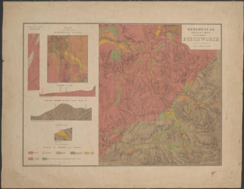 Geological sketch map of the parish of Beechworth [cartographic material] / surveyed by E. J. Dunn