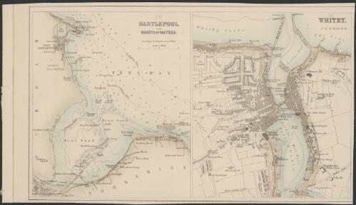 Hartlepool and mouth of the Tees ; Whitby [cartographic material]