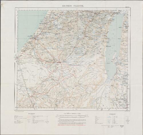 [Military operations in Egypt and Palestine]. Map 2, Southern Palestine [cartographic material]