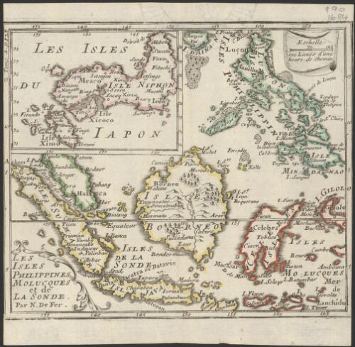 Les isles Philippines, Molucques et de La Sonde [cartographic material] / par N. de Fer