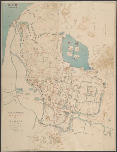 Plan de Nankin [cartographic material] / par Le P. Louis Gaillard S.J