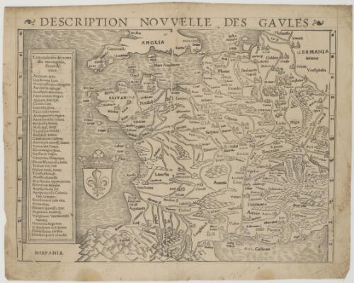Description nouvelle des Gaules [cartographic material]