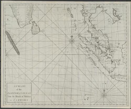 A chart of the East Indian Ocean from the Islands of Maldivy to Cambodia [cartographic material]