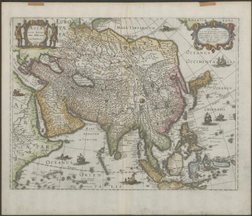 Asia recens summa cura delineata [cartographic material] / Auct. Henr. Hondio 1631