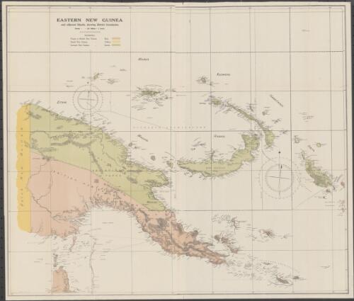 Eastern New Guinea and adjacent islands, showing district boundaries [cartographic material]