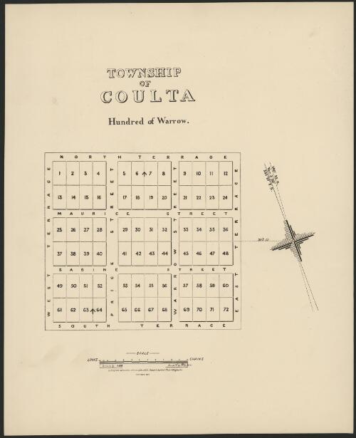 Township of Coulta [cartographic material] : Hundred of Warrow