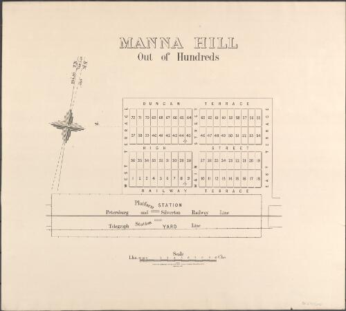 Manna Hill [cartographic material] : Out of Hundreds