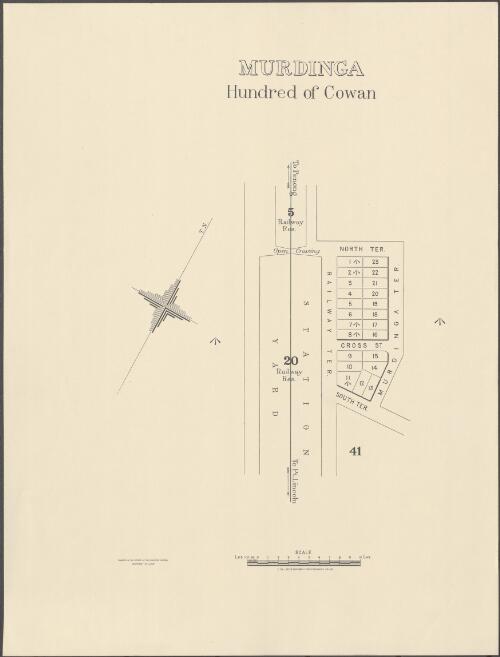 Murdinga [cartographic material] : Hundred of Cowan / compiled in the the Office of the Surveyor General, Department of Lands