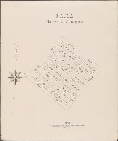 Price [cartographic material] : Hundred of Cunningham
